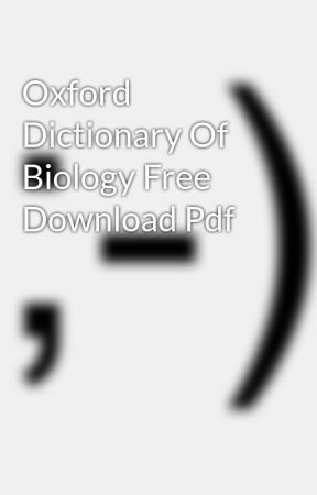 Biology Dictionary Free Download